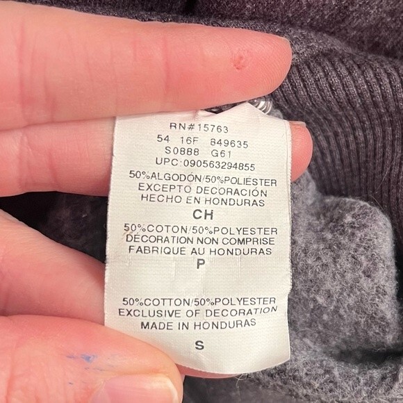 CHAMPION unisex Grey Crewneck Sweatshirt Size Small - Picture 6 of 9